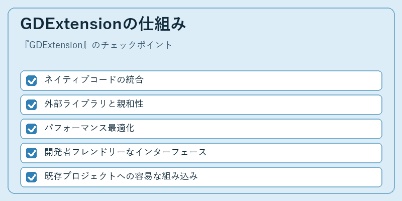 GDExtensionの仕組み
