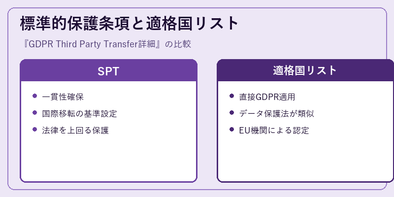 標準的保護条項と適格国リスト