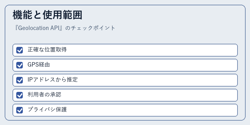 機能と使用範囲