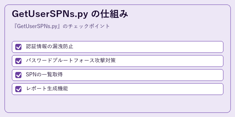 GetUserSPNs.py の仕組み