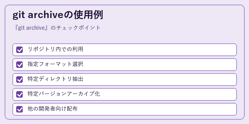 git archiveの使用例