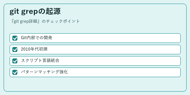 git grepの起源