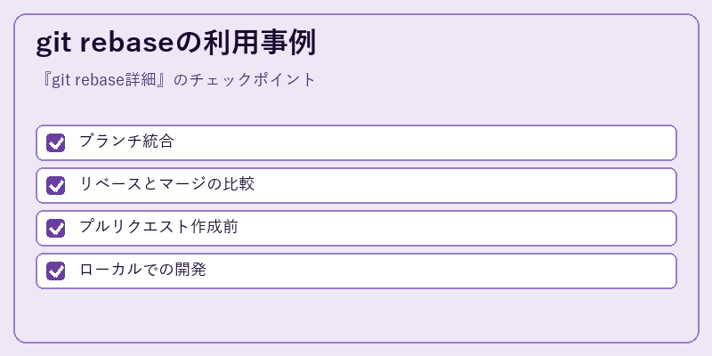 git rebaseの利用事例