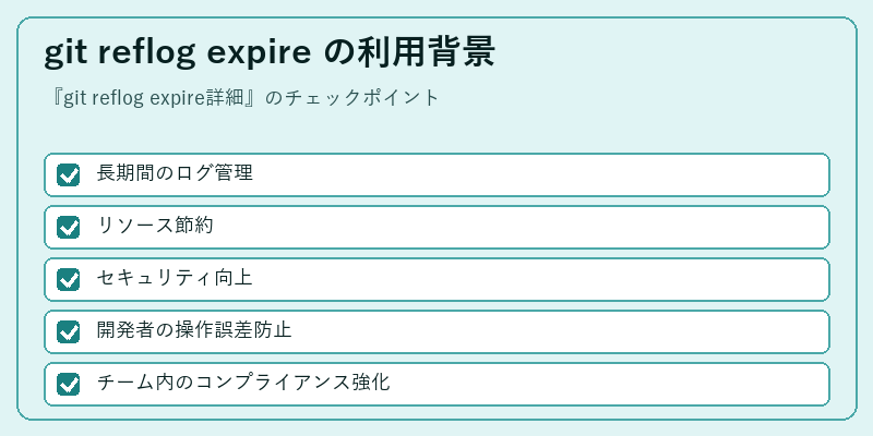 git reflog expire の利用背景