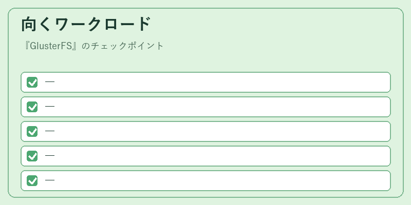 向くワークロード