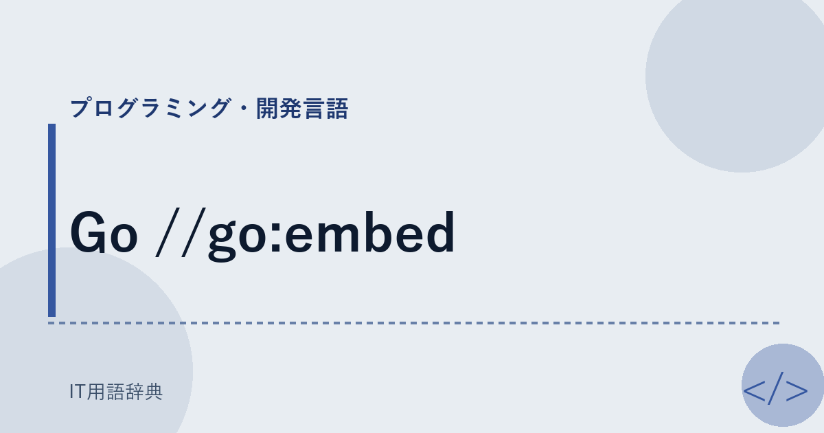 Go //go:embed アイキャッチ