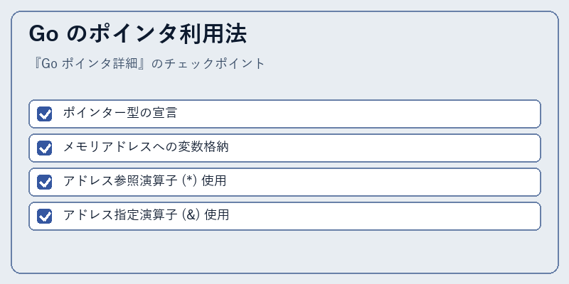 Go のポインタ利用法