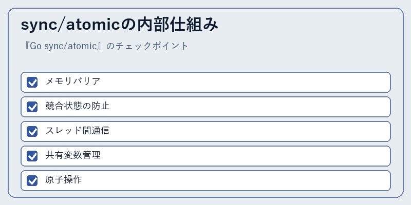 sync/atomicの内部仕組み