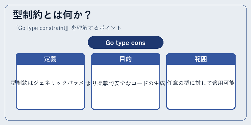 型制約とは何か？