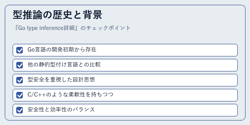 型推論の歴史と背景