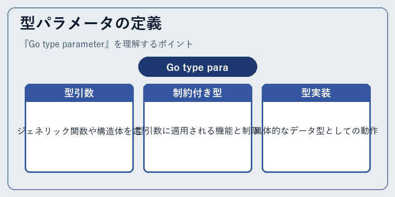 型パラメータの定義