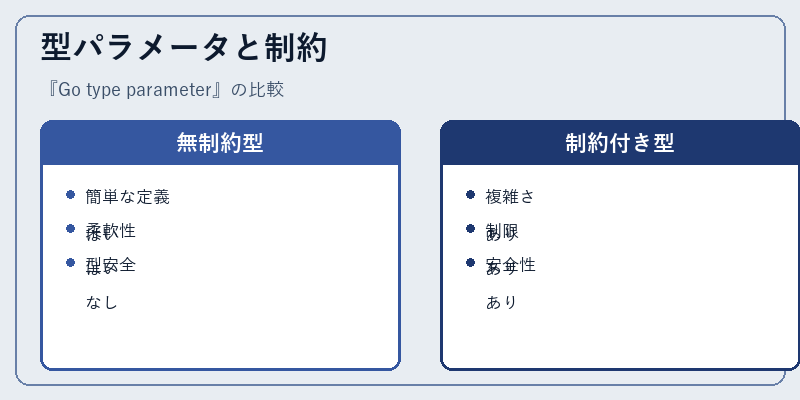 型パラメータと制約