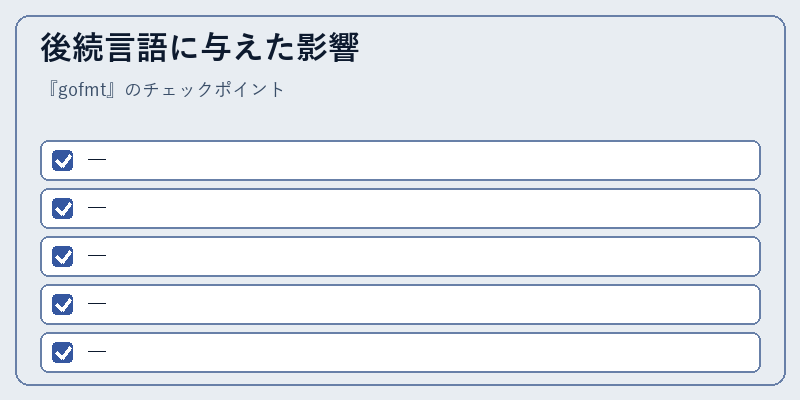 後続言語に与えた影響