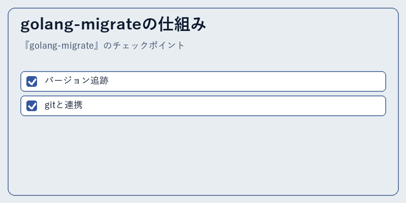 golang-migrateの仕組み