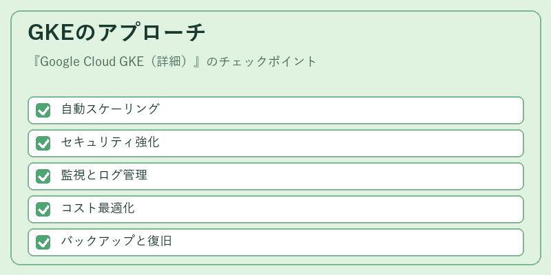GKEのアプローチ