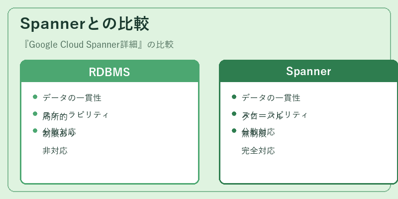 Spannerとの比較