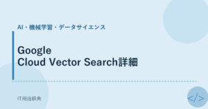 Google Cloud Vector Search詳細 アイキャッチ