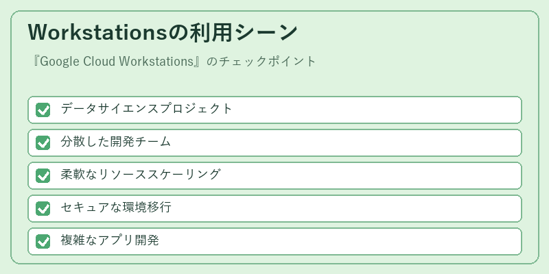 Workstationsの利用シーン