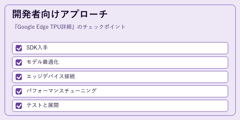 開発者向けアプローチ