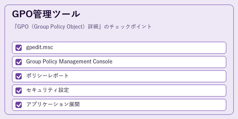 GPO管理ツール