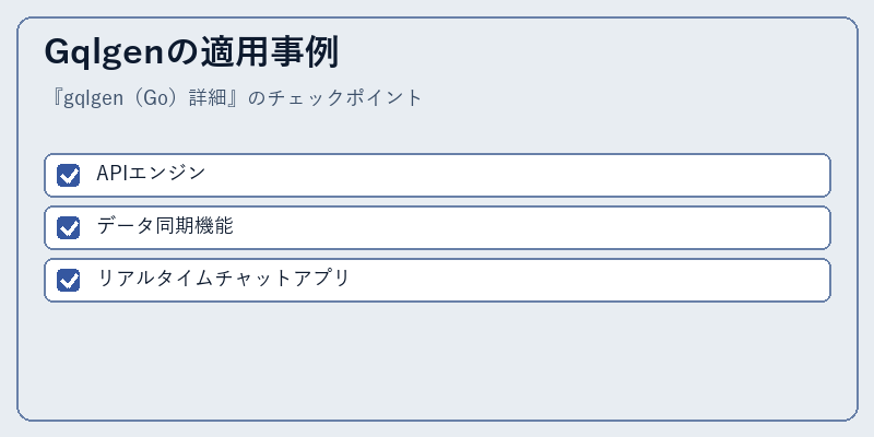 Gqlgenの適用事例