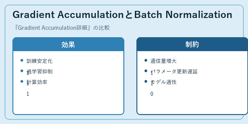 Gradient AccumulationとBatch Normalization