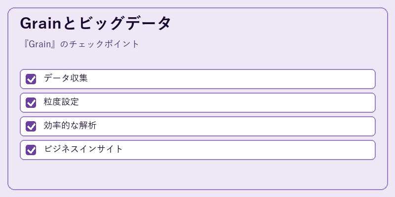 Grainとビッグデータ