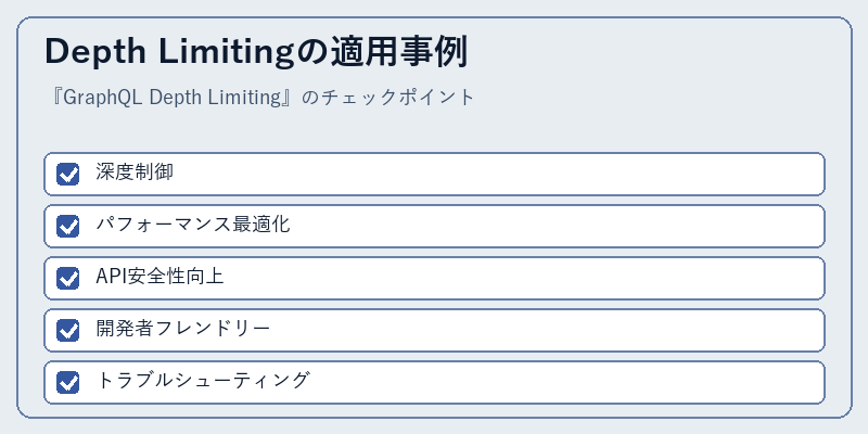 Depth Limitingの適用事例