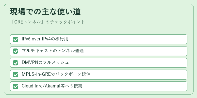 現場での主な使い道