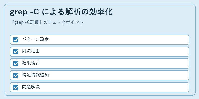 grep -C による解析の効率化