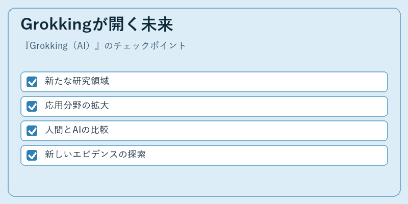 Grokkingが開く未来