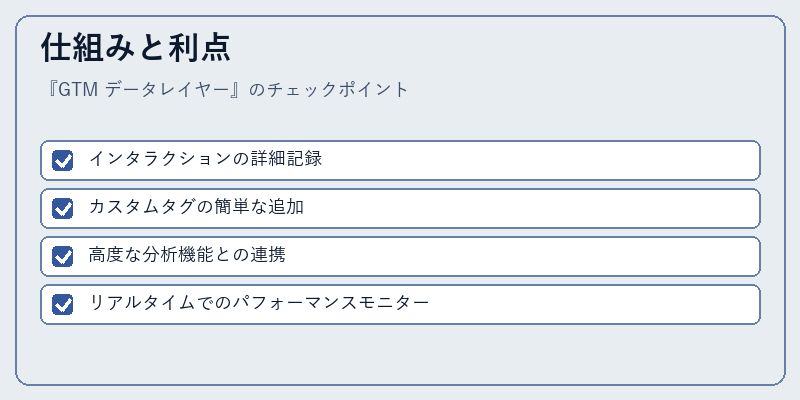 仕組みと利点