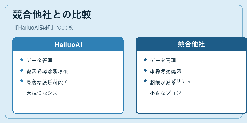 競合他社との比較