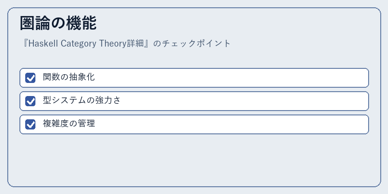 圏論の機能