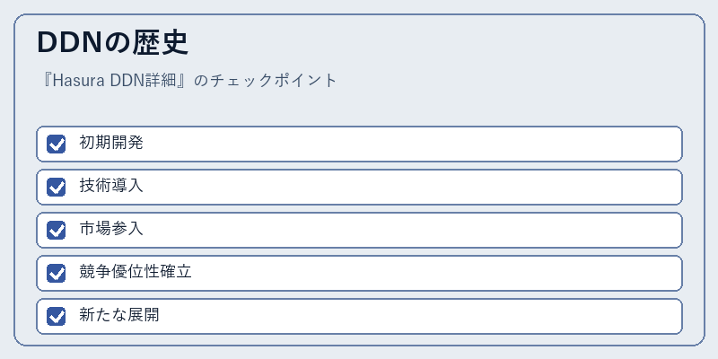 DDNの歴史