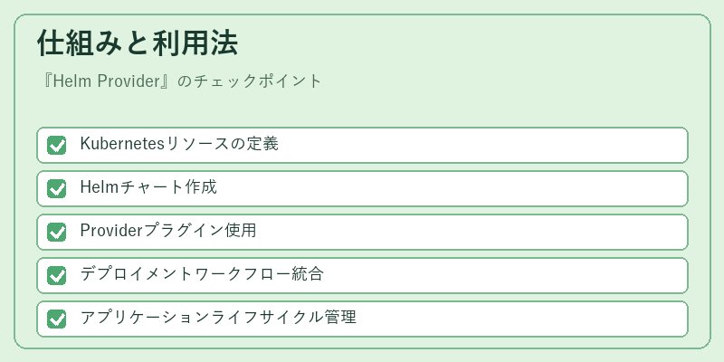 仕組みと利用法