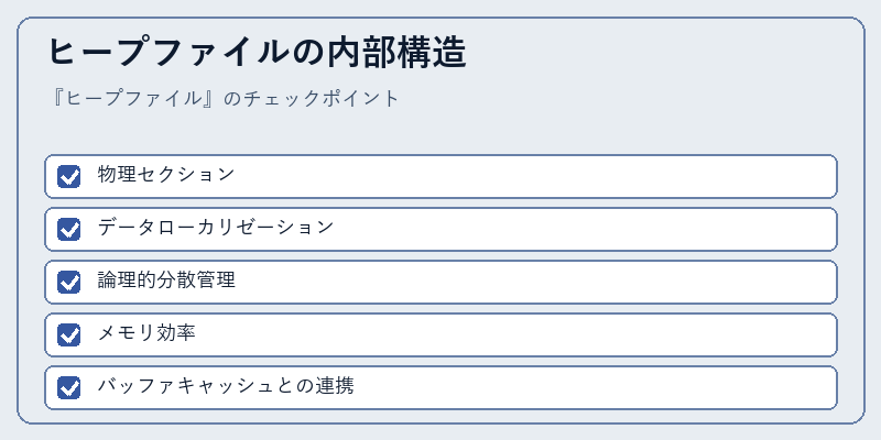 ヒープファイルの内部構造