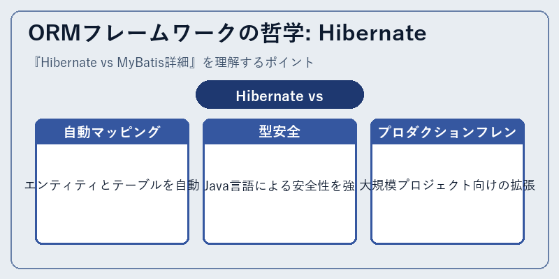 ORMフレームワークの哲学: Hibernate