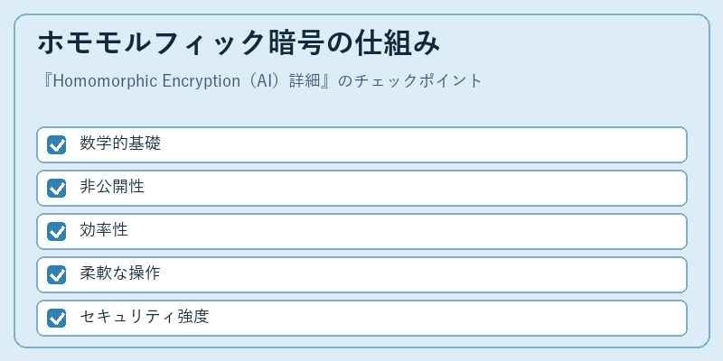 ホモモルフィック暗号の仕組み
