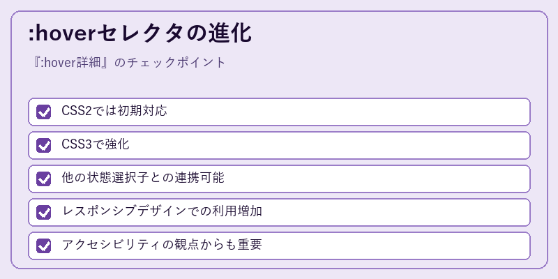 :hoverセレクタの進化