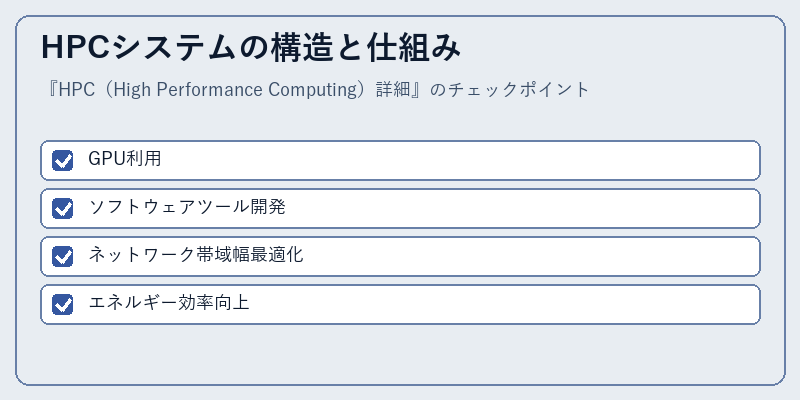 HPCシステムの構造と仕組み