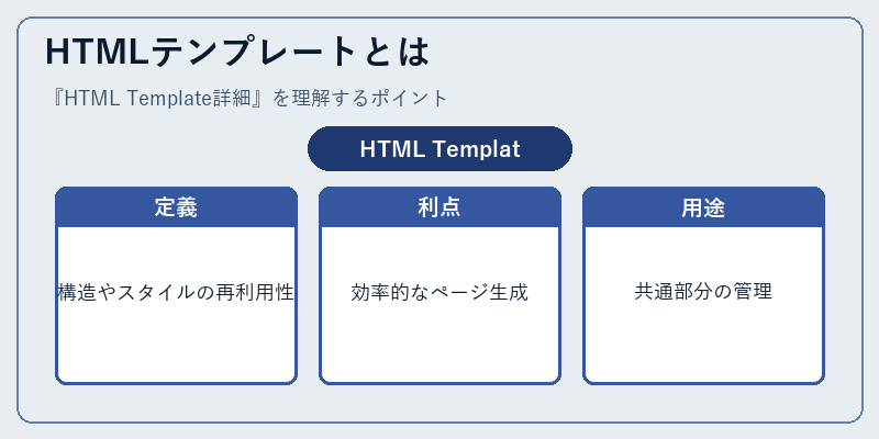HTMLテンプレートとは