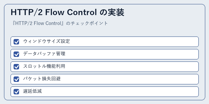 HTTP/2 Flow Control の実装