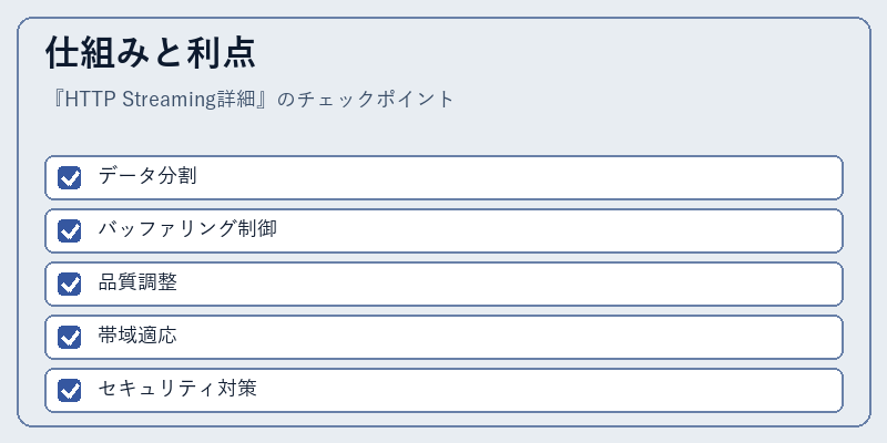 仕組みと利点