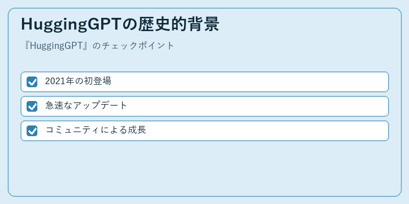 HuggingGPTの歴史的背景