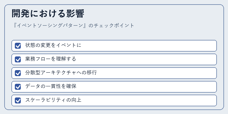 開発における影響