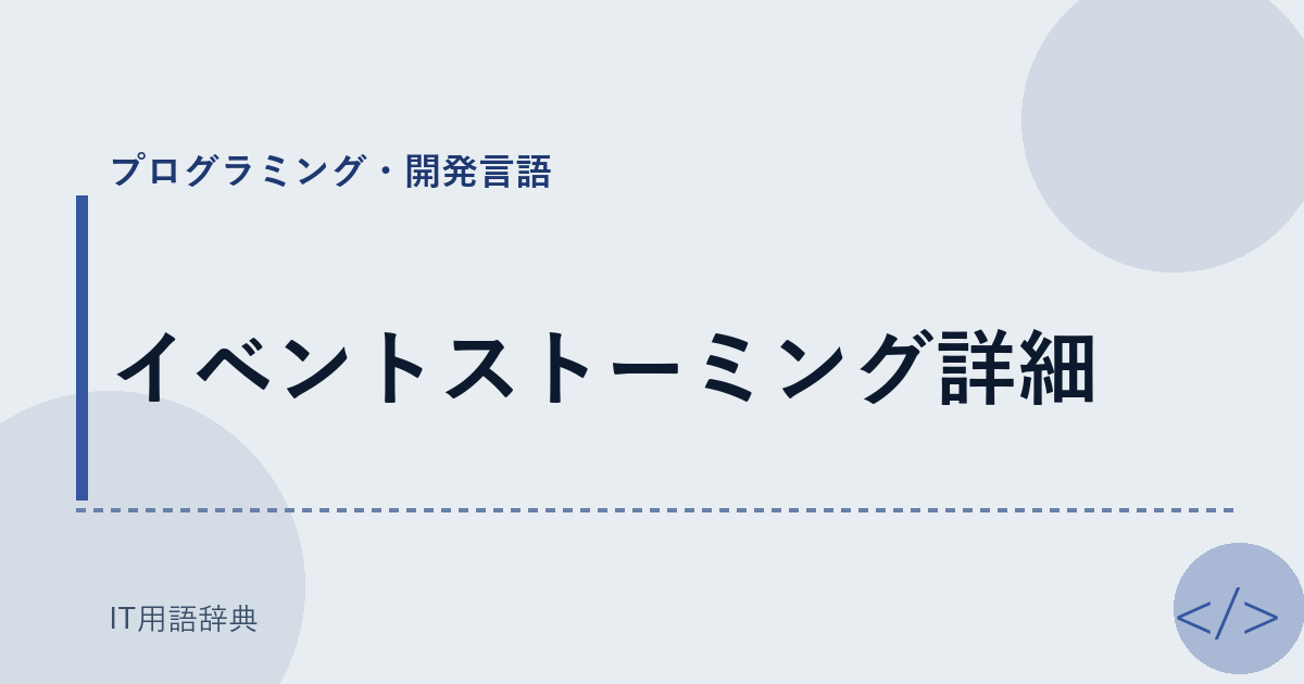 イベントストーミング詳細
