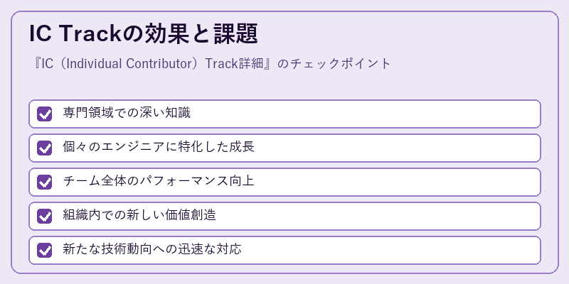 IC Trackの効果と課題