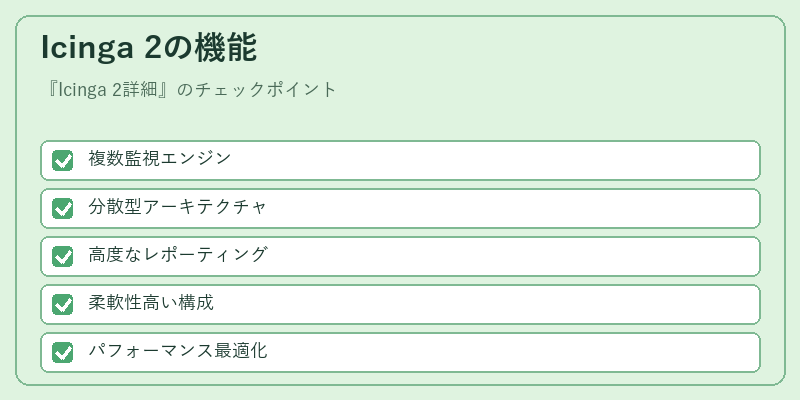 Icinga 2の機能
