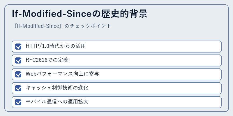 If-Modified-Sinceの歴史的背景